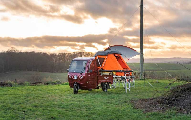 Elektrofrosch Camping