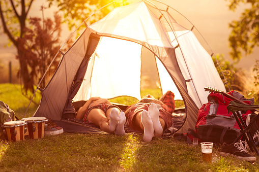 Te heet in je tent