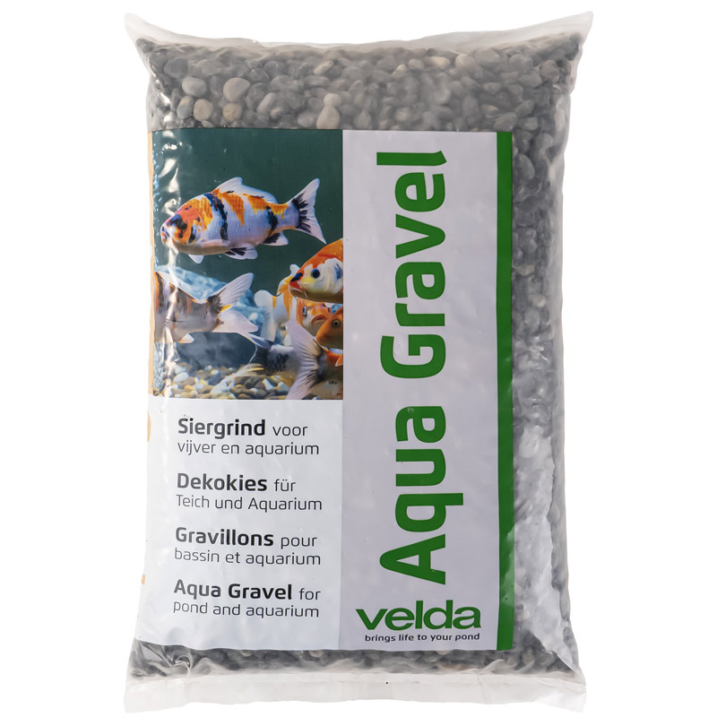 Velda Aqua Gravel zwart 4-8 mm | 2 liter