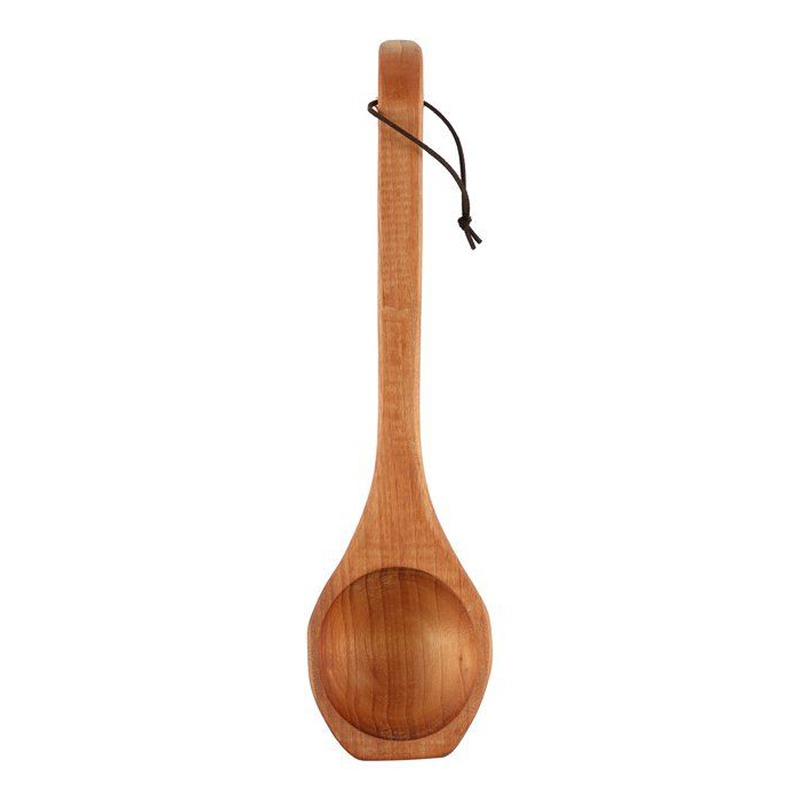 4Living donker houten sauna lepel