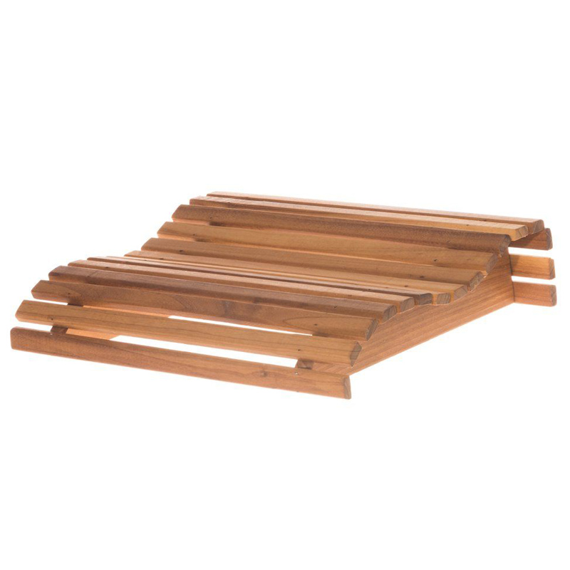 4Living houten sauna hoofdsteun donker