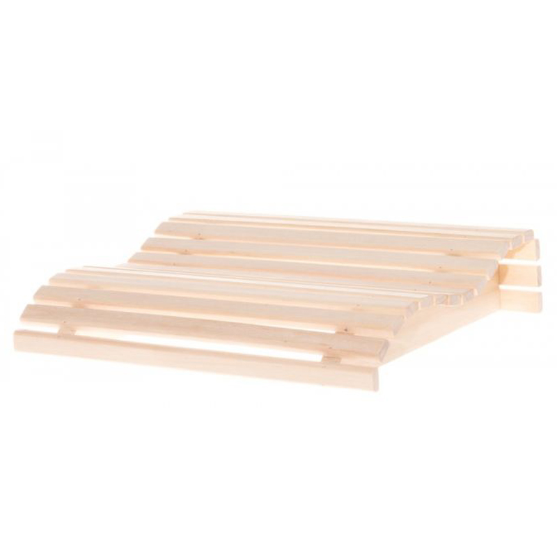 4Living sauna houten hoofdsteun licht