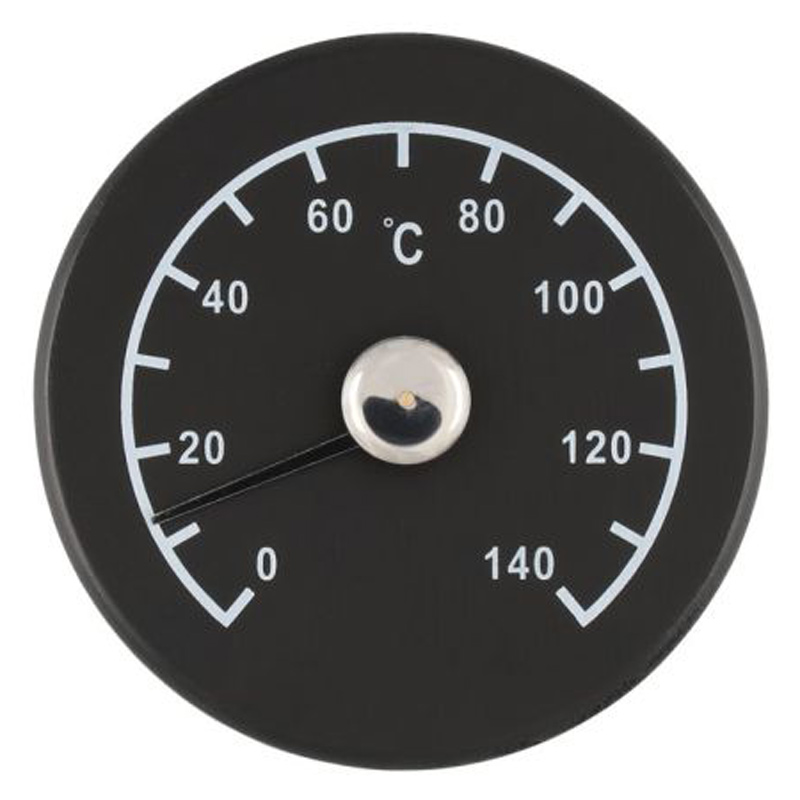 4Living sauna thermometer hout zwart 