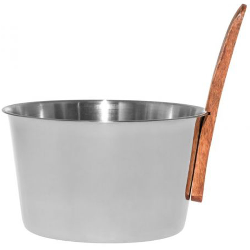 4Living stalen sauna emmer | 4 liter