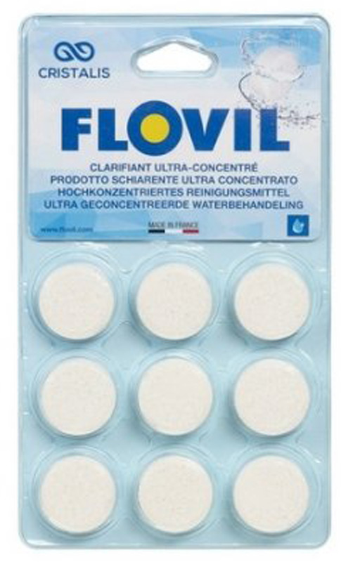 Flovil 9 tabletten vlokmiddel  voor zwembaden
