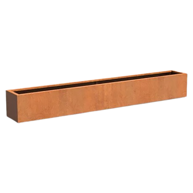 ADEZZ Cortenstaal plantenbak Carrez | 300 x 40 x 40 cm