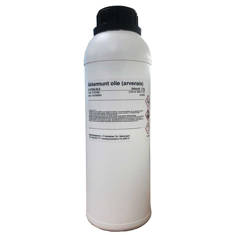 Etherische olie Akkermunt 1 liter