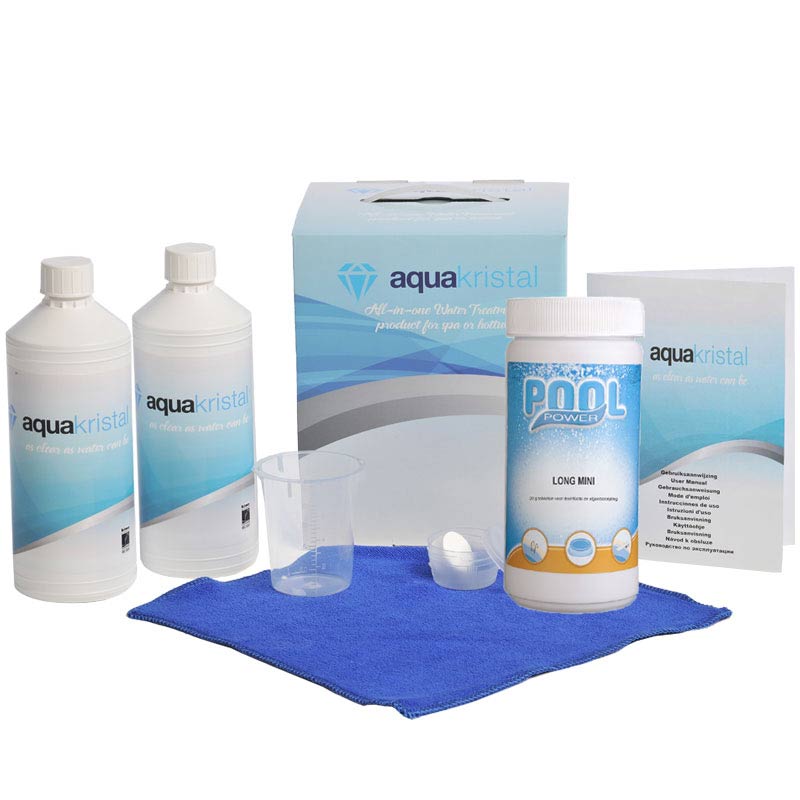Aqua Kristal Spa en Hot Tub box incl. chloor