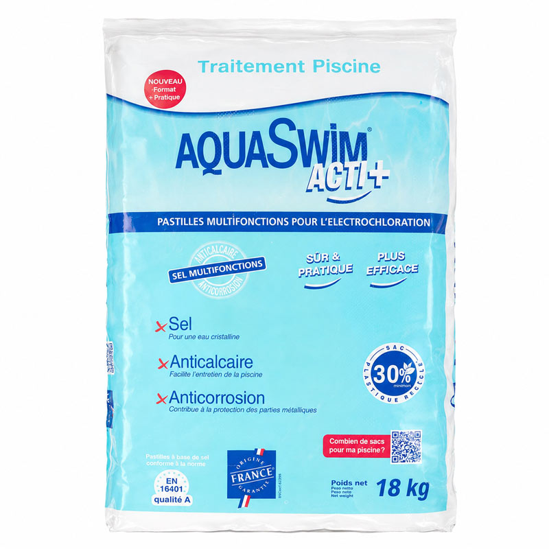 AquaSwim 3-in-1 zwembadzout 18 kg
