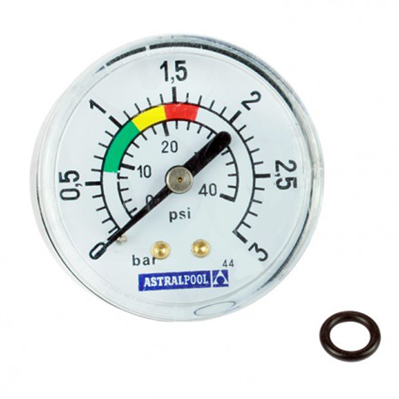 AstralPool Cantabric side mount manometer 0-3 bar 