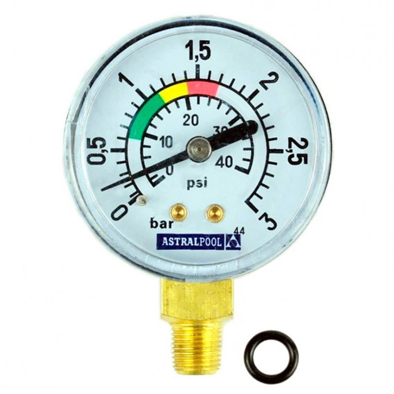 AstralPool Cantabric top mount manometer 0-3 bar