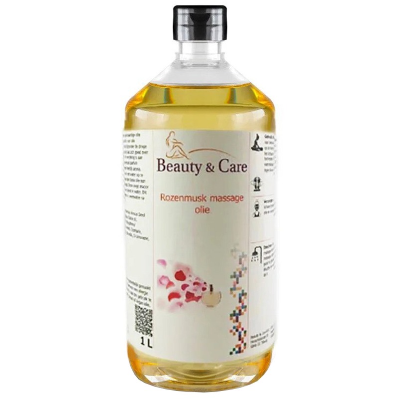 Beauty & Care Rozenmusk massageolie 1 liter