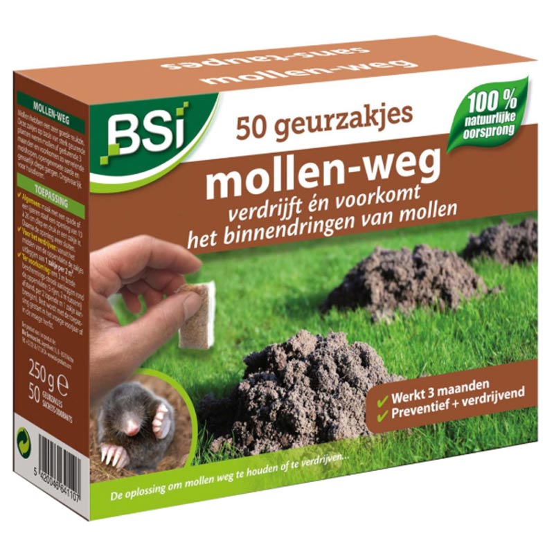 BSI anti-mollen geurzakjes | 50 stuks