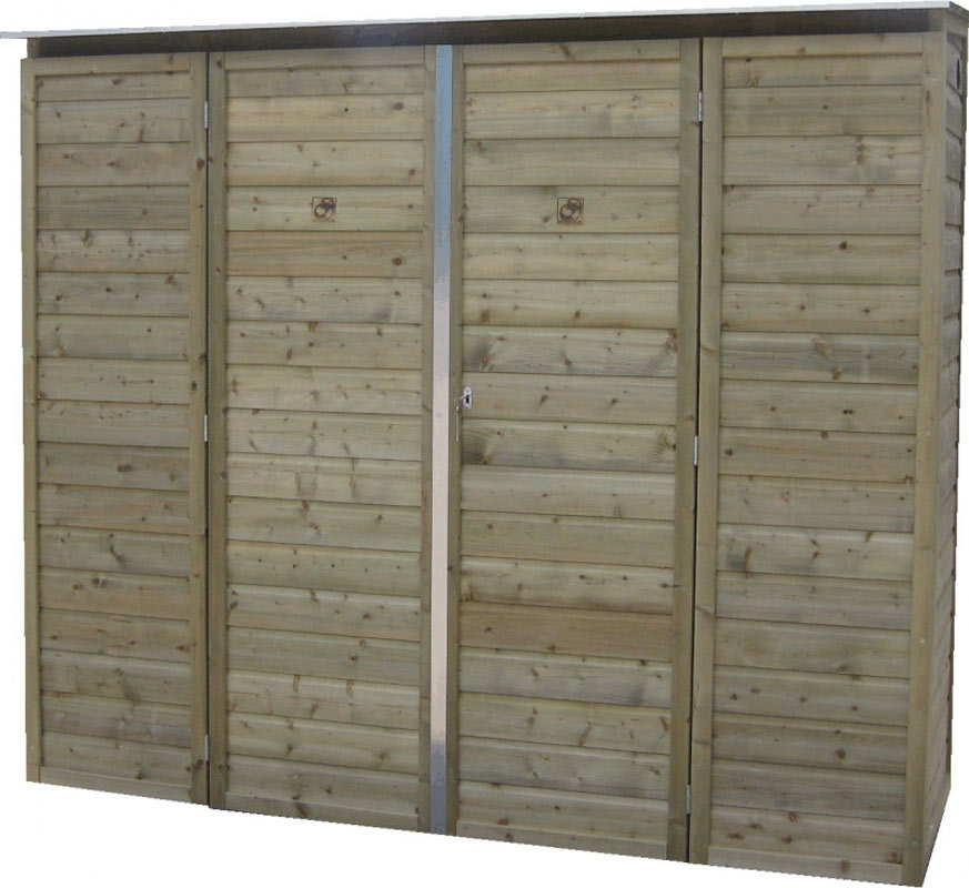 Lutrabox hoge tuinkast | 230 x 82 x 206 cm