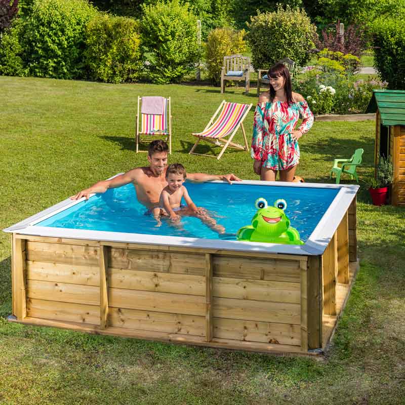 BWT houten kinderzwembad | 200 x 200 x 64 cm