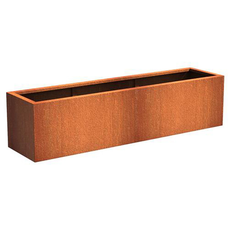 ADEZZ Cortenstaal plantenbak Carrez | 200 x 50 x 50 cm