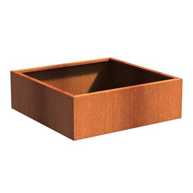 ADEZZ Cortenstaal plantenbak Carrez | 120 x 120 x 40 cm