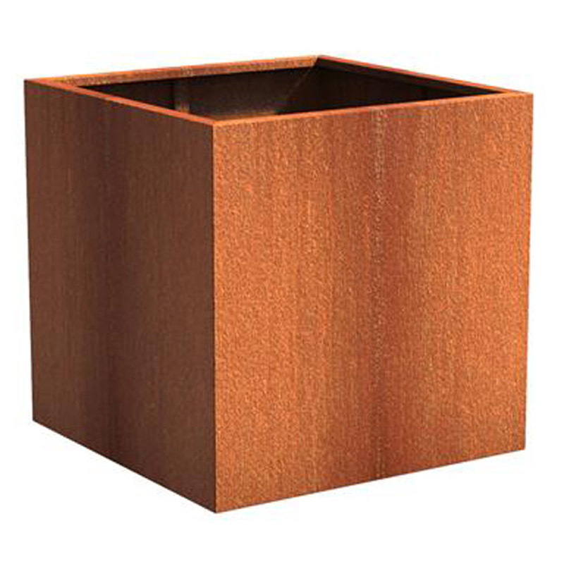 ADEZZ Cortenstaal plantenbak Carrez | 100 x 100 x 100 cm