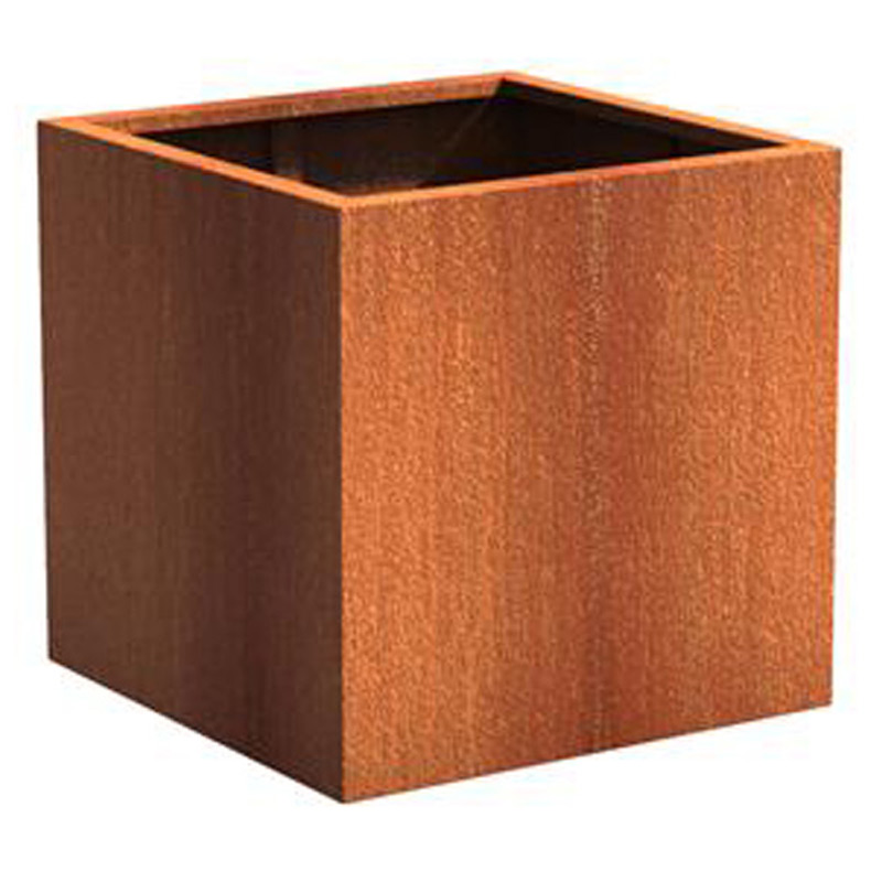 ADEZZ Cortenstaal plantenbak Carrez | 80 x 80 x 80 cm