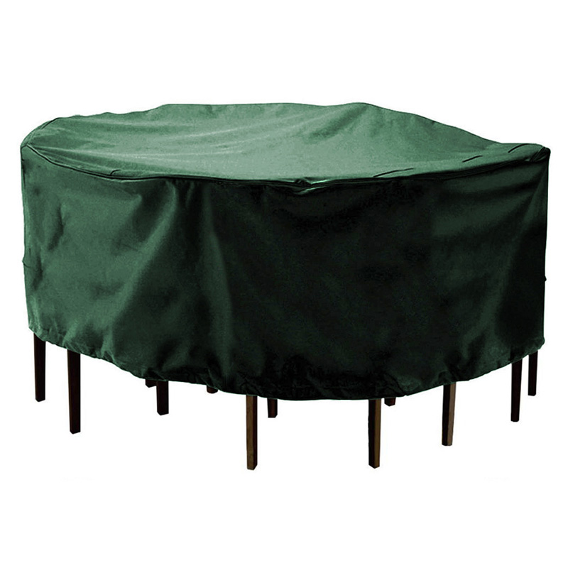 Cabano tuinmeubelhoes voor tafel & stoelen rond 240g/m² | Ø 205 x 90 cm