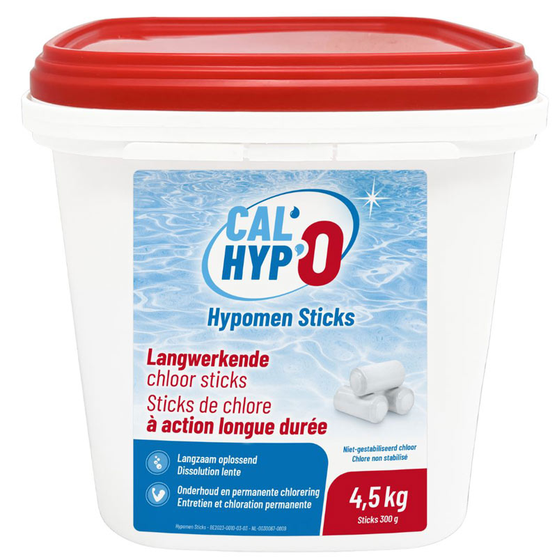 Cal'Hypo chloor sticks 300 gram | 4,5 kg