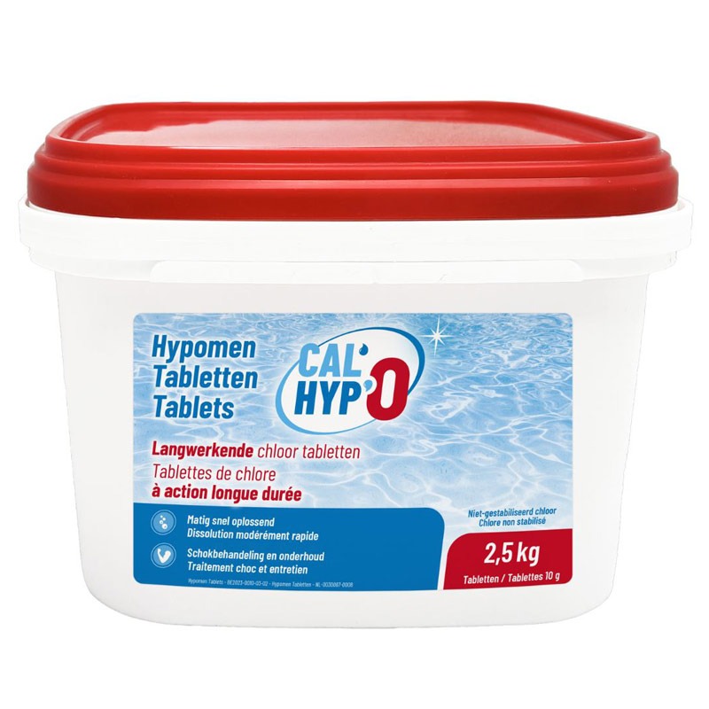 Cal'Hypo chloortabletten 10 gram | 2,5 kg