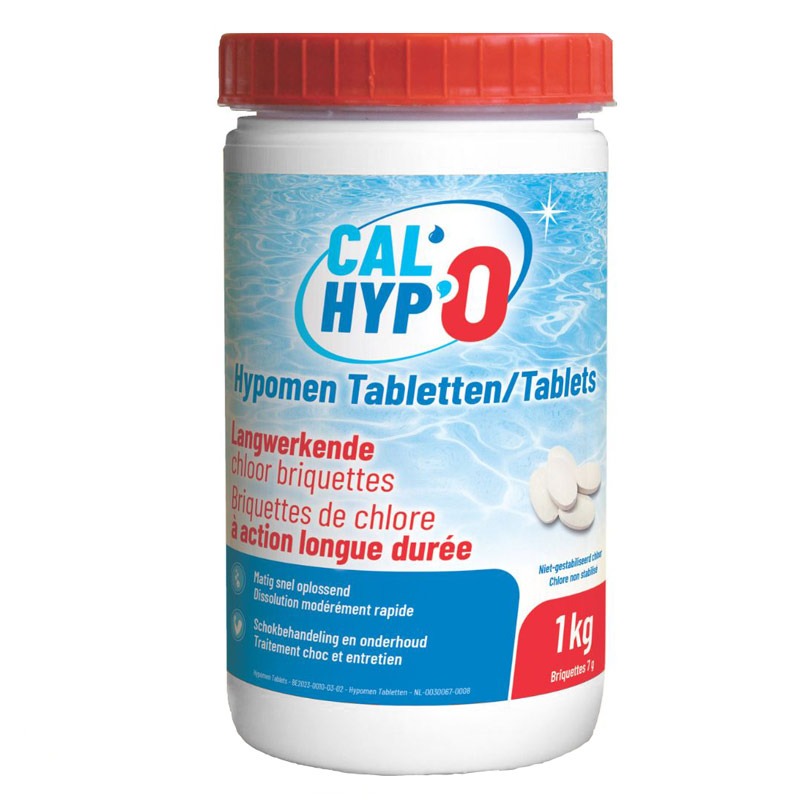 Cal'Hypo chloortabletten 10 gram | 1 kg