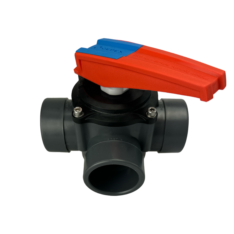 Cepex PVC 3-weg kraan | 50 mm / 63 mm