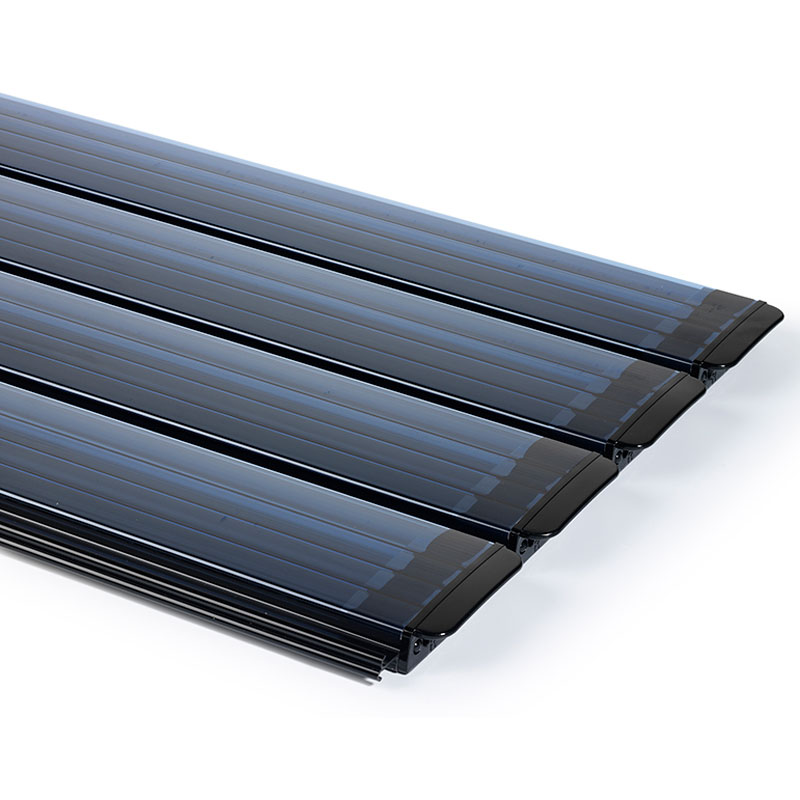 Lamellenafdekking Polycarbonaat Solar & Anti-Alg | Zwart