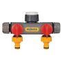 2-weg waterverdeler Hozelock 3/4