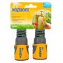 2 x Slangstuk PLUS voor 12.5 mm en 15 mm tuinslang