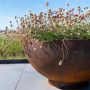 ADEZZ Cortenstaal plantenbak Bocca Ø 120 x 61 cm dichtbij