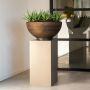 ADEZZ Cortenstaal plantenbak Bocca Ø 80 x 41 cm op standaard