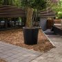 ADEZZ Aluminium plantenbak Conic Ø 120 x 100 cm met planten