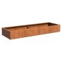 ADEZZ Cortenstaal plantenbak Carrez 300 x 100 x 40 cm