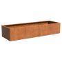 ADEZZ Cortenstaal plantenbak Carrez 300 x 100 x 60 cm