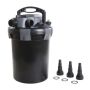 AquaForte drukfilter CBF-12000 met slangtules van 20, 25, 32 naar 40 mm