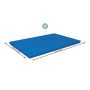 Bestway afdekzeil 221 x 150 cm afmetingen