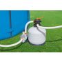 Bestway Flowclear zandfilter 9,8 m³/u in gebruik