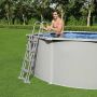 Bestway Hydrium metalen zwembad Ø 300 x 120 cm sfeer zwembadtrap