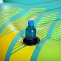 Bestway Hydro Force Sunny Lounge eiland bekerhouder met fles
