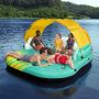 Bestway Hydro Force Sunny Lounge eiland met mensen