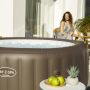 Bestway Lay-Z-Spa Dominica Smart Hydrojet opblaasbare spa kijken