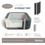 Bestway Lay-Z-spa Hawaii hydrojet pro wand specificaties