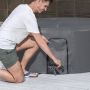 Bestway Lay-Z-Spa thermische afdekking rond 180 cm rits dichtmaken