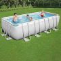 Bestway Power Steel zwembad 488 x 244 x 122 zwembad in tuin
