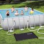 Bestway Solarverwarming Pool Pad aangesloten op zwembad