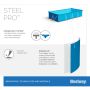Bestway Steel Pro zwembad 400 x 211 x 81 cm materiaal