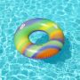 Bestway zwemband regenboog 119 cm op water