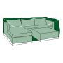 Cabano tuinmeubelhoes voor lounge set 240g/m² 300 x 200 x 80 cm schets